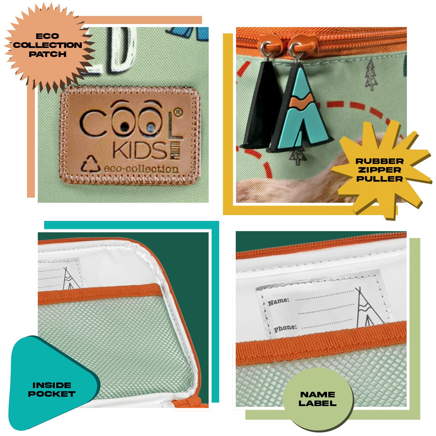 Borsa per il pranzo isolata Golden Retriever Cooler Lunch Box per le