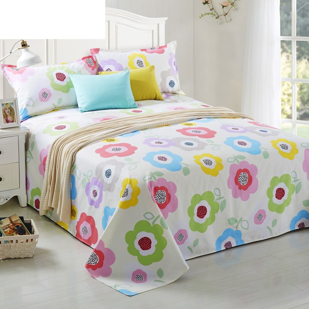Drap de coton double épaisseur vintage au confort d'antan pour grand lit 270x230