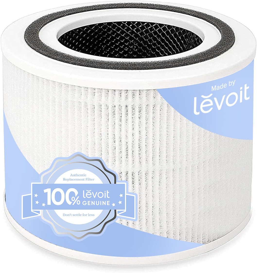 LEVOIT Core P350-P Replacement Filter Genuine Air Purifier Filter Supports HEPA Sleep Mode High-Efficiency Activated Carbon for Removal
