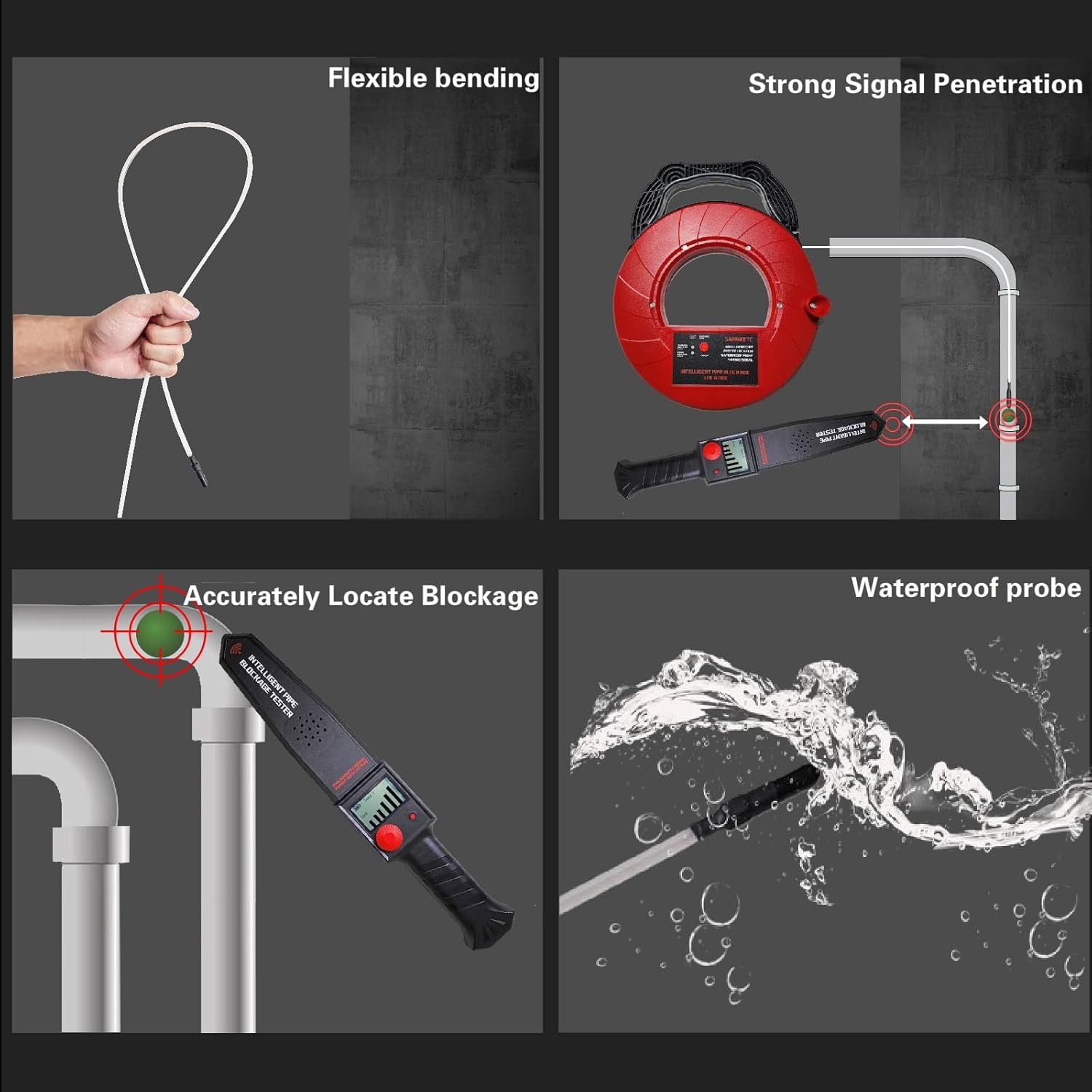 Pipe Locators, Water Pipe Blockage Detector