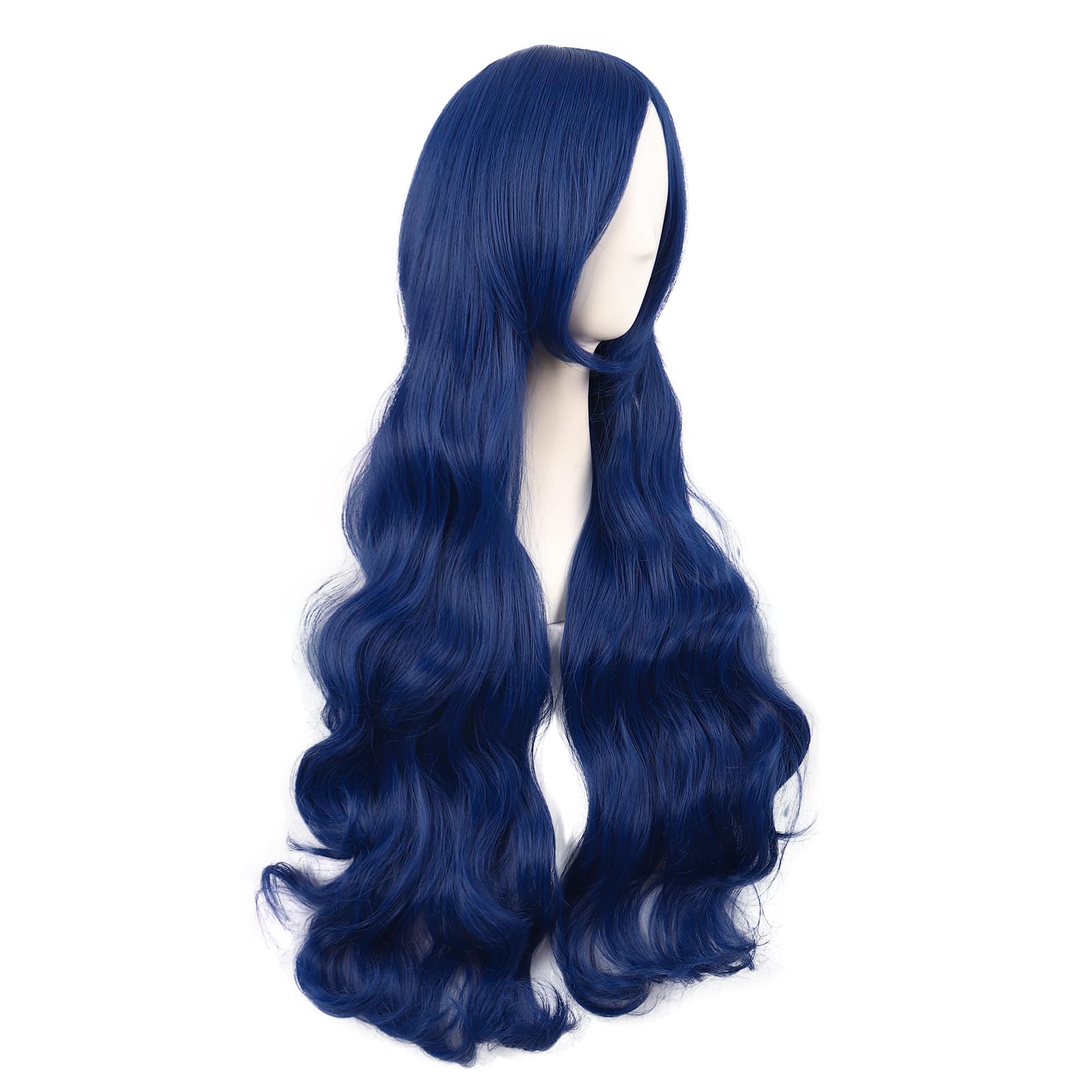 Mapofbeauty 32 Pulgadas/80cm de Luz Rubia Pelo Largo Rizado Ondulado Peluca Cosplay Peluca — view 5