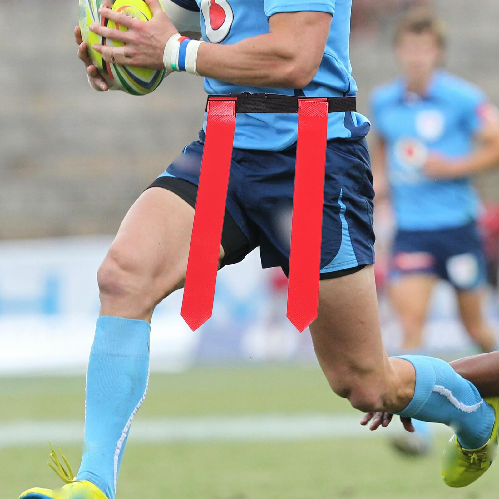 14 Szt. flagi piłkarskie zawodów młodzieżowe pasy flagowe sprzęt piłkarski Centrum rozrywki piłkarskiej flagi na mecze piłki nożnej akcesoria do rugby dla dzieci