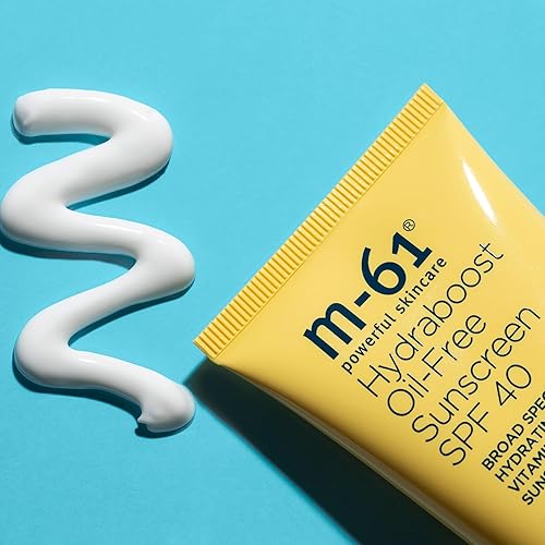 Miniatura 10 de m-61 Hydraboost - Protector solar sin aceite SPF 40  FPS 40 ligero, sin aceite con un péptido lleno de energía, vitamina B5, tamarindo, 1.7 onzas