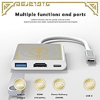 Vista 2 de Aiaabq Estación de acoplamiento para Nintendo Switch, base de interruptor portátil con puerto HDMI TV USB 3.0 y USB C para Nintendo Switch OLEDSteam