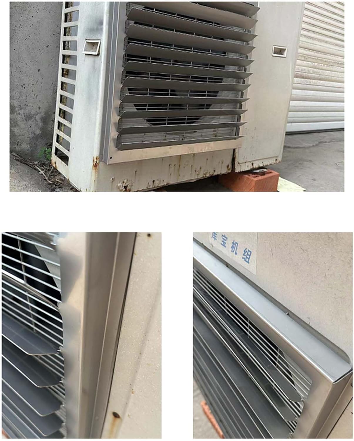 All-Season Air Conditioner Cover, Vent Deflector for Heat Pump & HVAC Unit, Protects Against Snow, Rain, Leaves & Dust – Anti-Direct Blow Design for Enhanced Durability