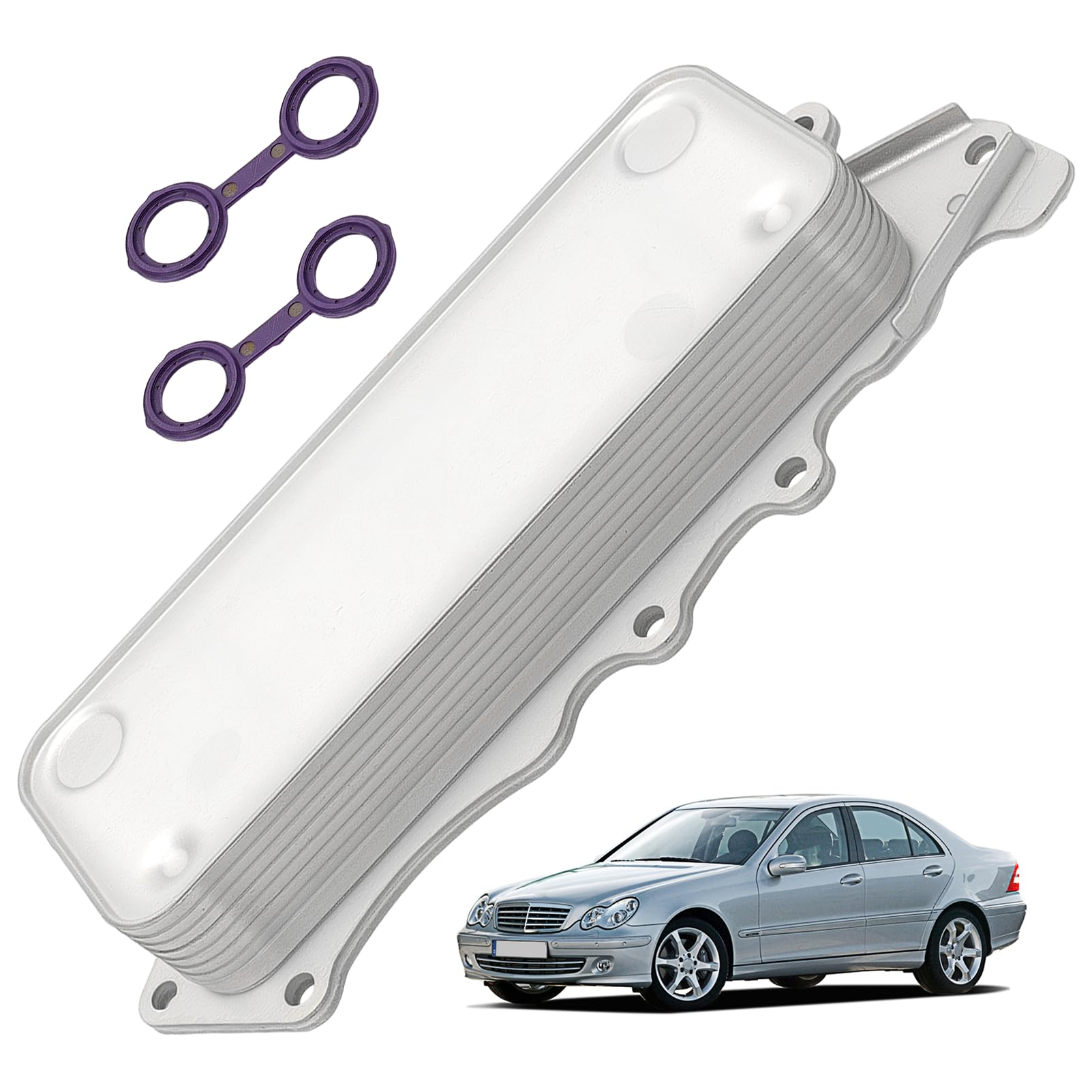 Refroidisseur d'huile pour Mercedes-Benz W203, W204, W212 et W213
