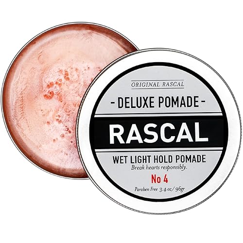 Miniatura 1 de Rascal Deluxe Pomade 4  Wet Light Hold Pomade Pomade No 4 34oz