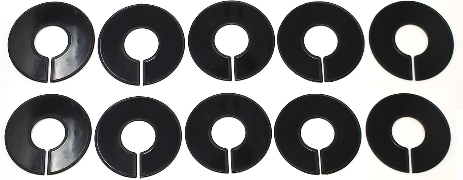 Black Round Plastic Blank Rack Size Dividers - Multi-Pack (200)
