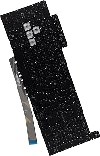 Deal4GO Backlit Keyboard Replacement for ASUS TUF Gaming FX507 FA507 FX517 FX707 FA707 FX577 FX507ZC-ES5 FX517ZM-AS733 - Black