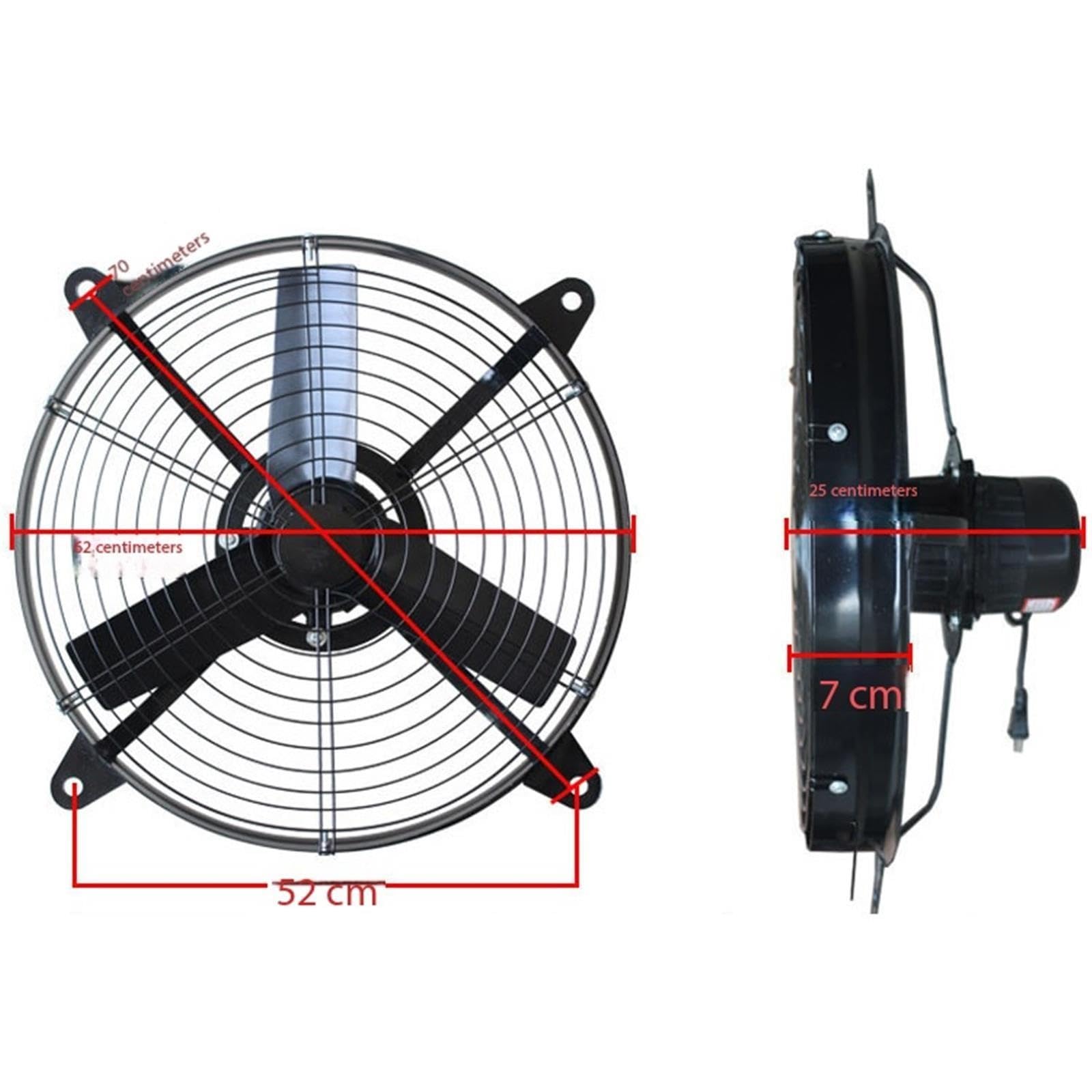 Ventilador de ventilación Extractor de aire industrial del ventilador ventilación