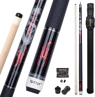 CUEELF Scorpion Pool Cue Pro Taper Low Deflection Shaft 12.5mm Tip
