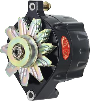 Powermaster - Alt Ford Upgrade Black 100A Smooth LookTM 1V Pulley 1-Wire