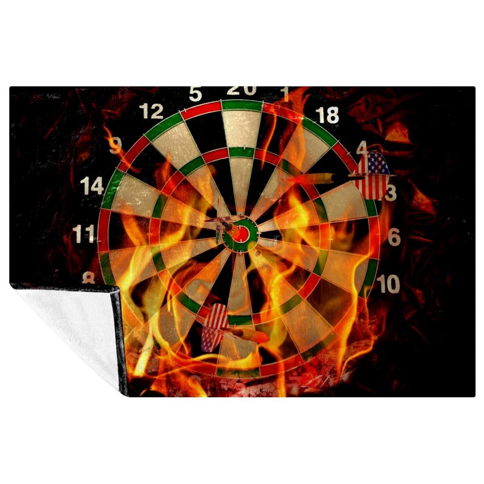Couverture chaude flèches en flamme pour le camping et le pique-nique
