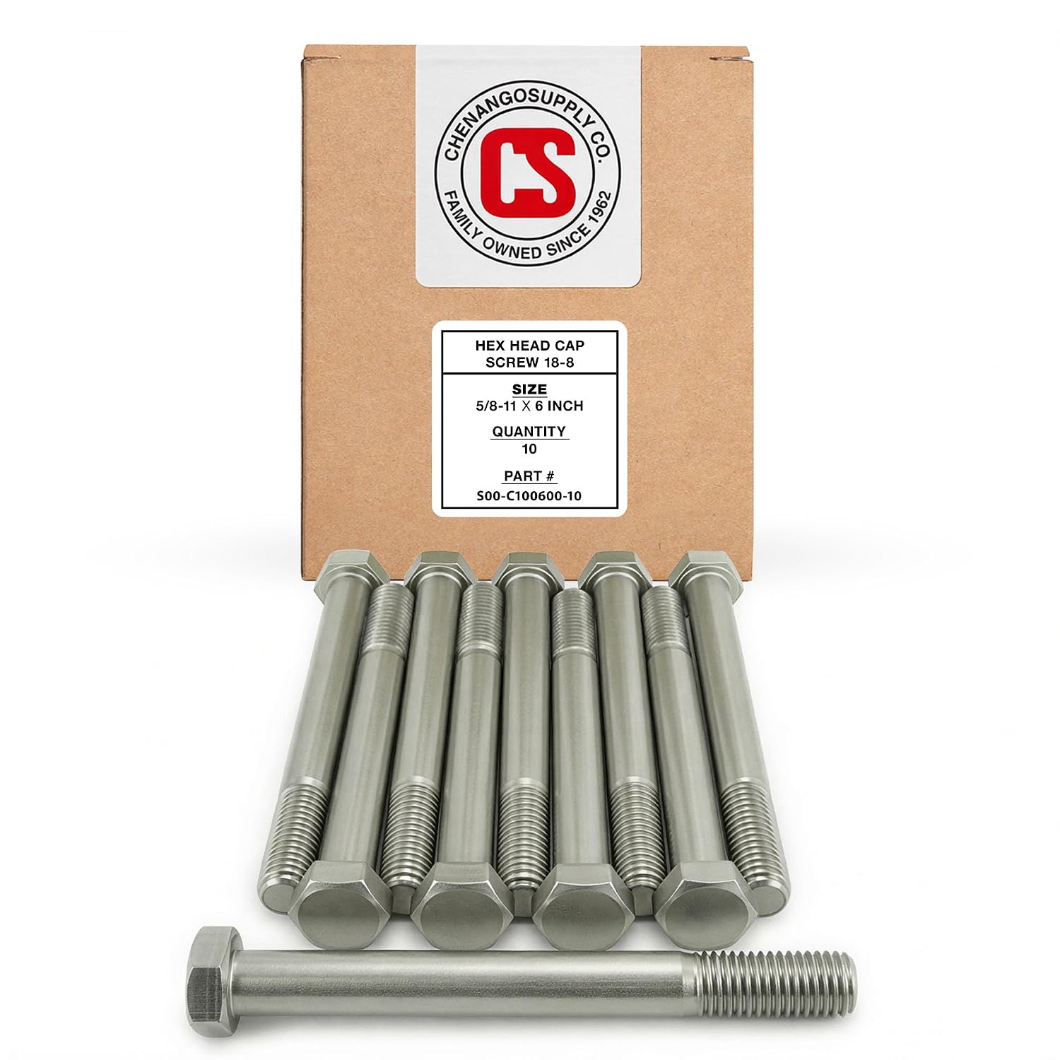 Stainless 5/8 Lock Washer, 304 Stainless Steel, 25 Pieces