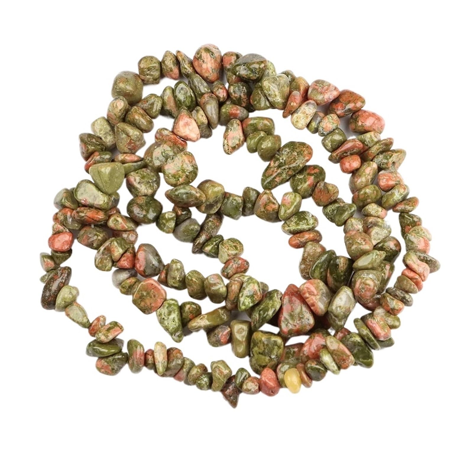 Perles de gravier en malachite naturelle de 80 cm pour la création de bijoux et colliers DIY