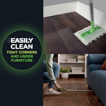 Swiffer PG-7631 Sweeper 2-in-1 starter kit for floor cleaners with mop and broom