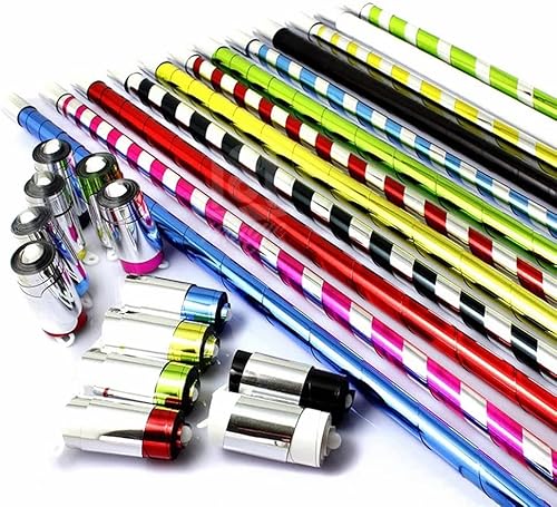 ZQION Apareciendo bastón mini mágico (70CM) varita mágica bastón trucos etapa ilusiones magia palo magos accesorios, 5 unids/set