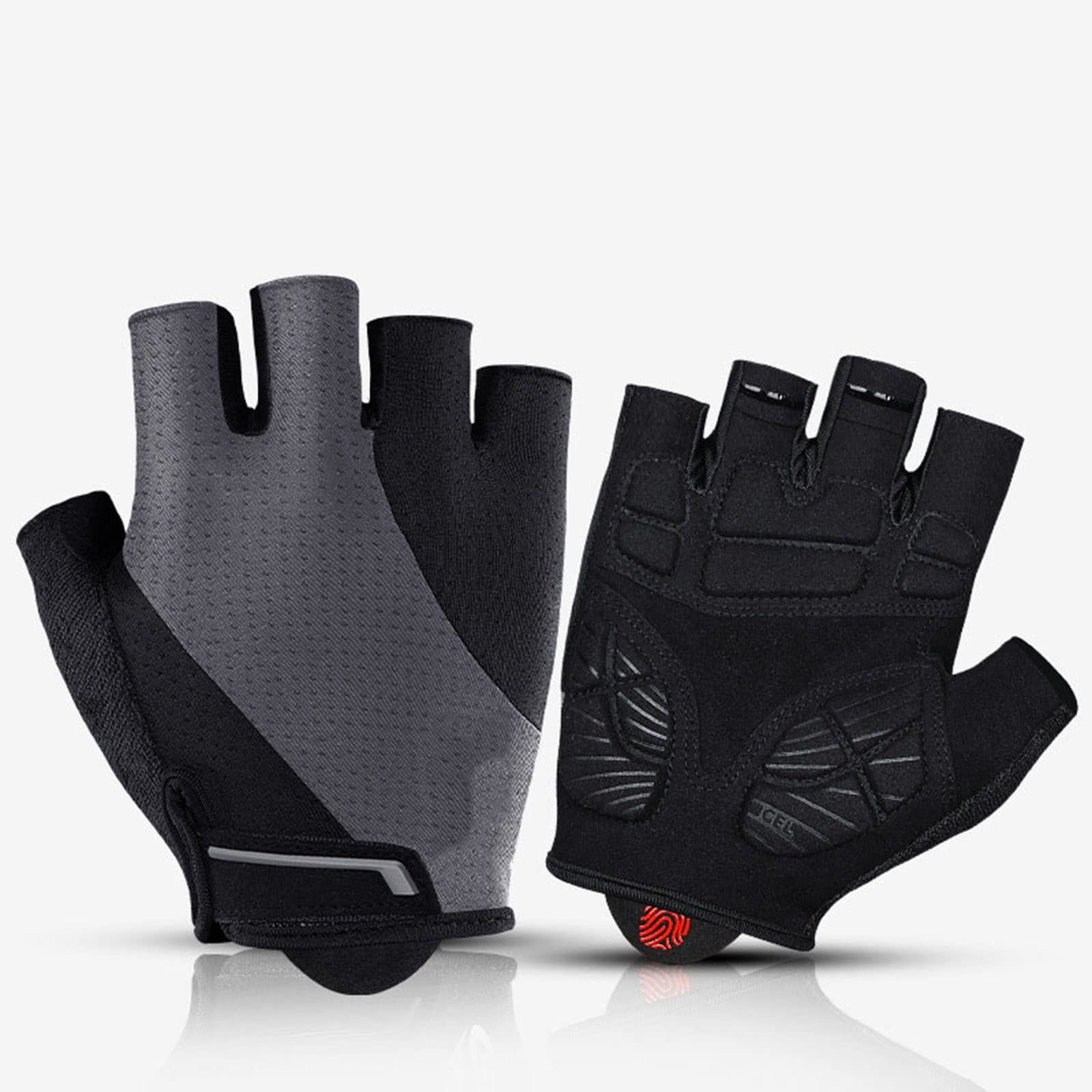 Gants de vélo anti-dérapants et respirants avec coussinet en gel absorbant