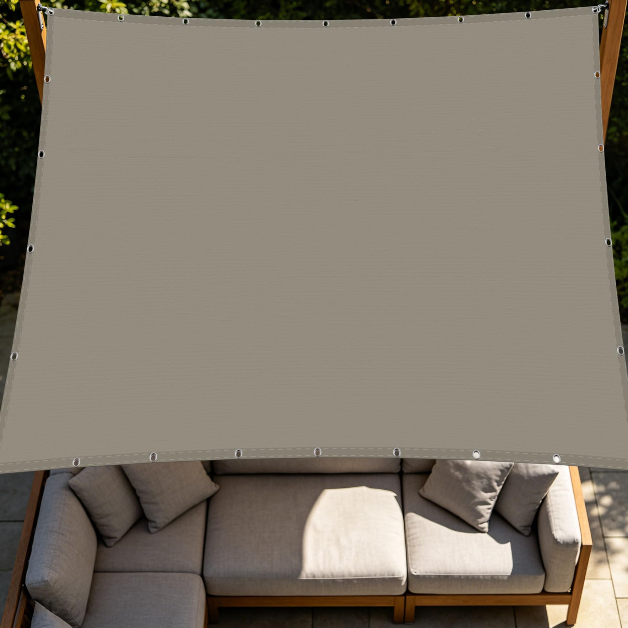 Toile d'ombrage rectangulaire 160x400 imperméable pour éviter la pluie et le soleil