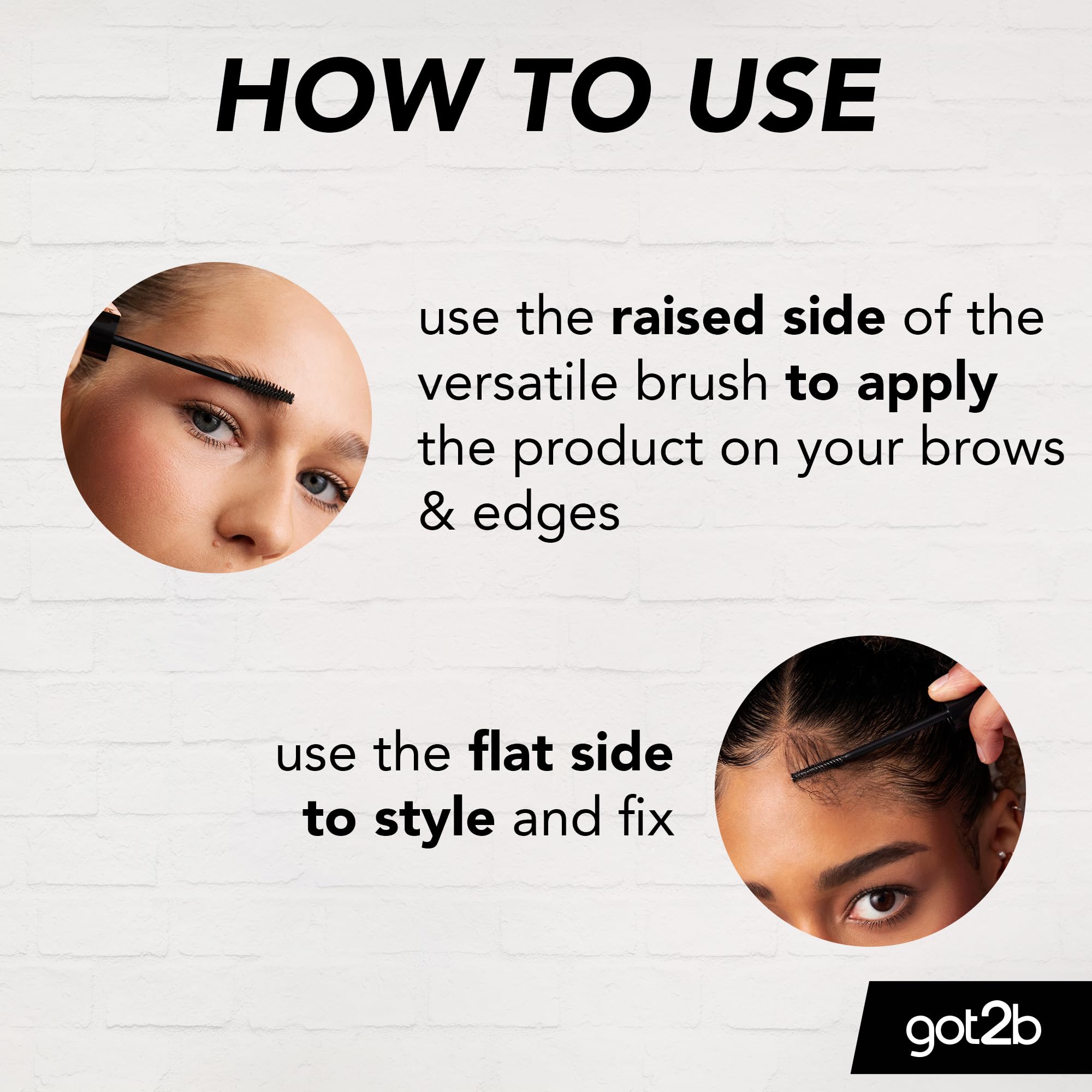 got2b glued for Brows & Edges eyebrow gel, vegan waterproof eyebrow gel, fast drying with no residue or stickiness 16ml - Image 3