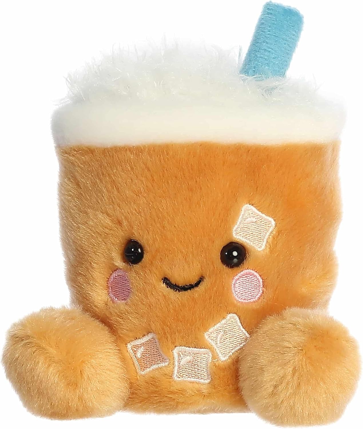 Aurora® Adorable Palm Pals™ Ashley Iced Coffee™ Stuffed Animal - Fun Collectible Plush for Kids and Adult Collectors - Perfect for Decorating Rooms and Birthday Gifts - Brown 5 Inches