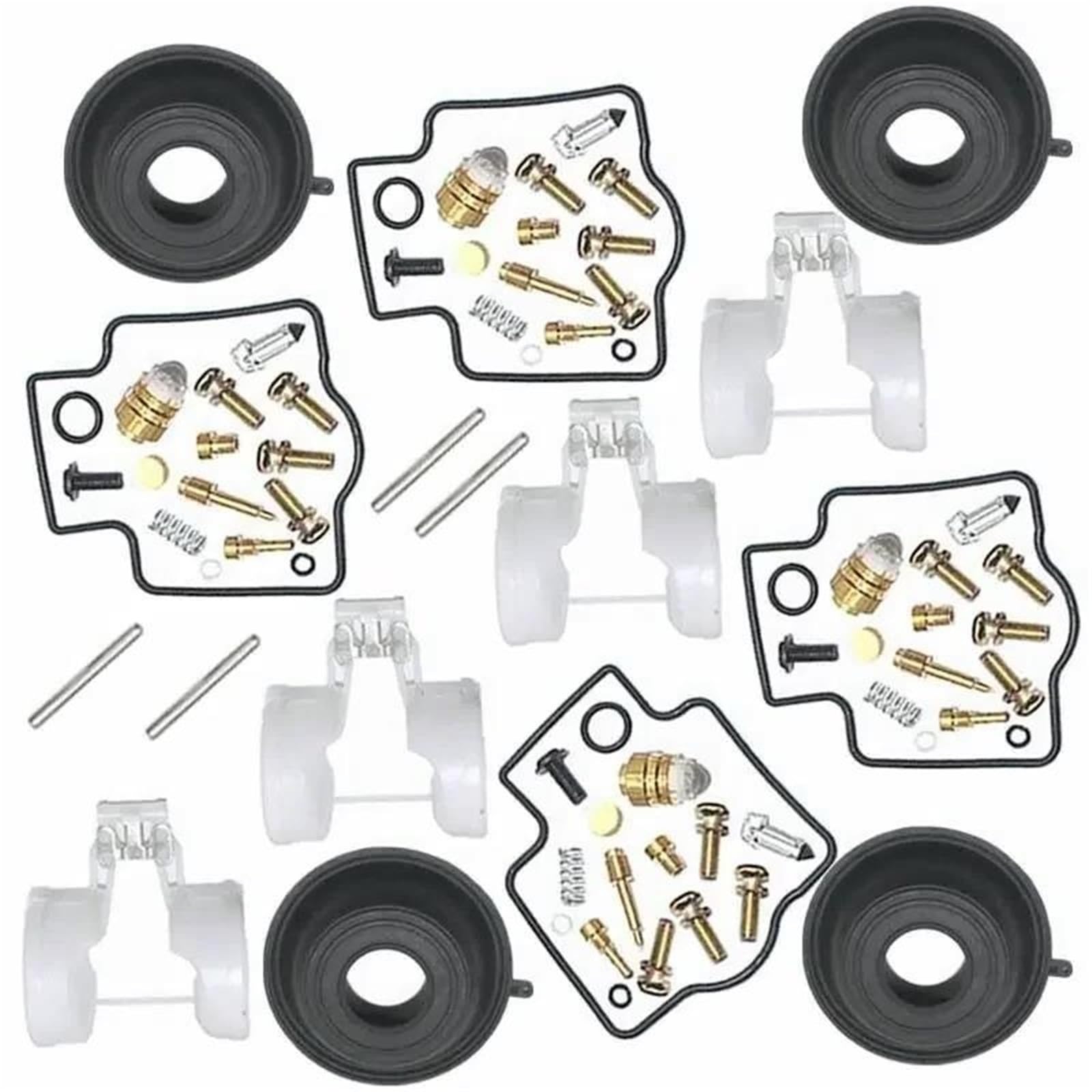 Kit guarnizioni Membrana Kit di Riparazione del Carburatore per Motocicletta per Y&amaha YZF600 R 1997-2007 YZF600R YZF 600 Carburatore Galleggiante Membrana