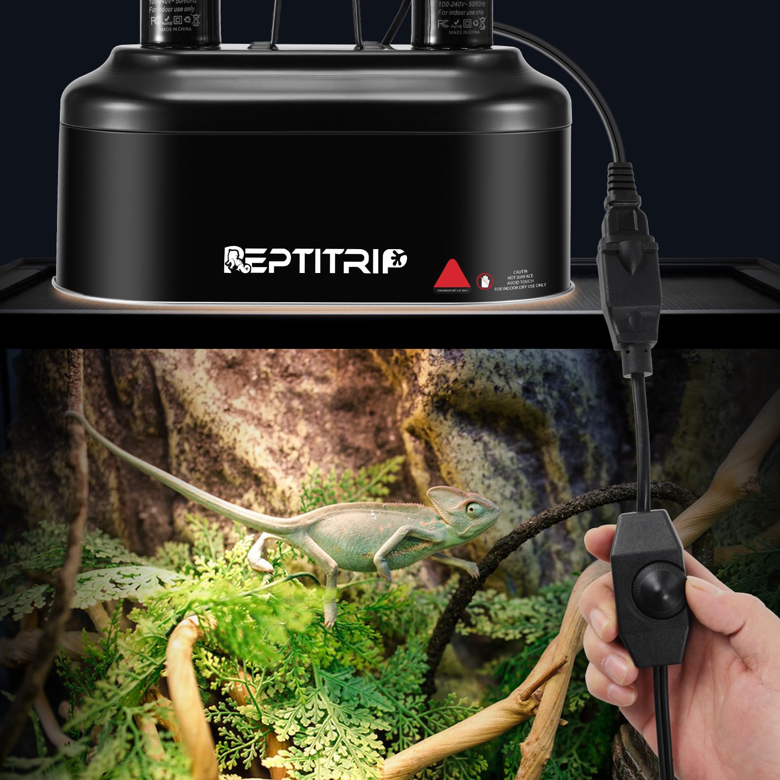 REPTITRIP Regulador de intensidad de perilla para reptiles