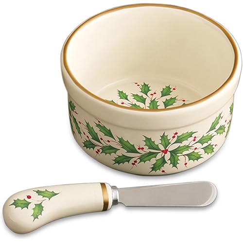 Lenox Holiday Dip Bowl and Spreader