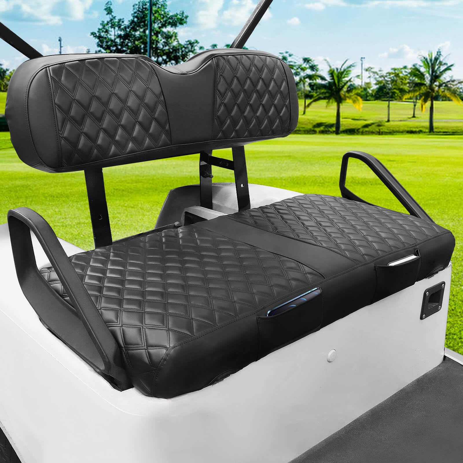 Golf Cart Front Seat Cover for EZGO TXT 1994-2013 OEM Seat Cushion