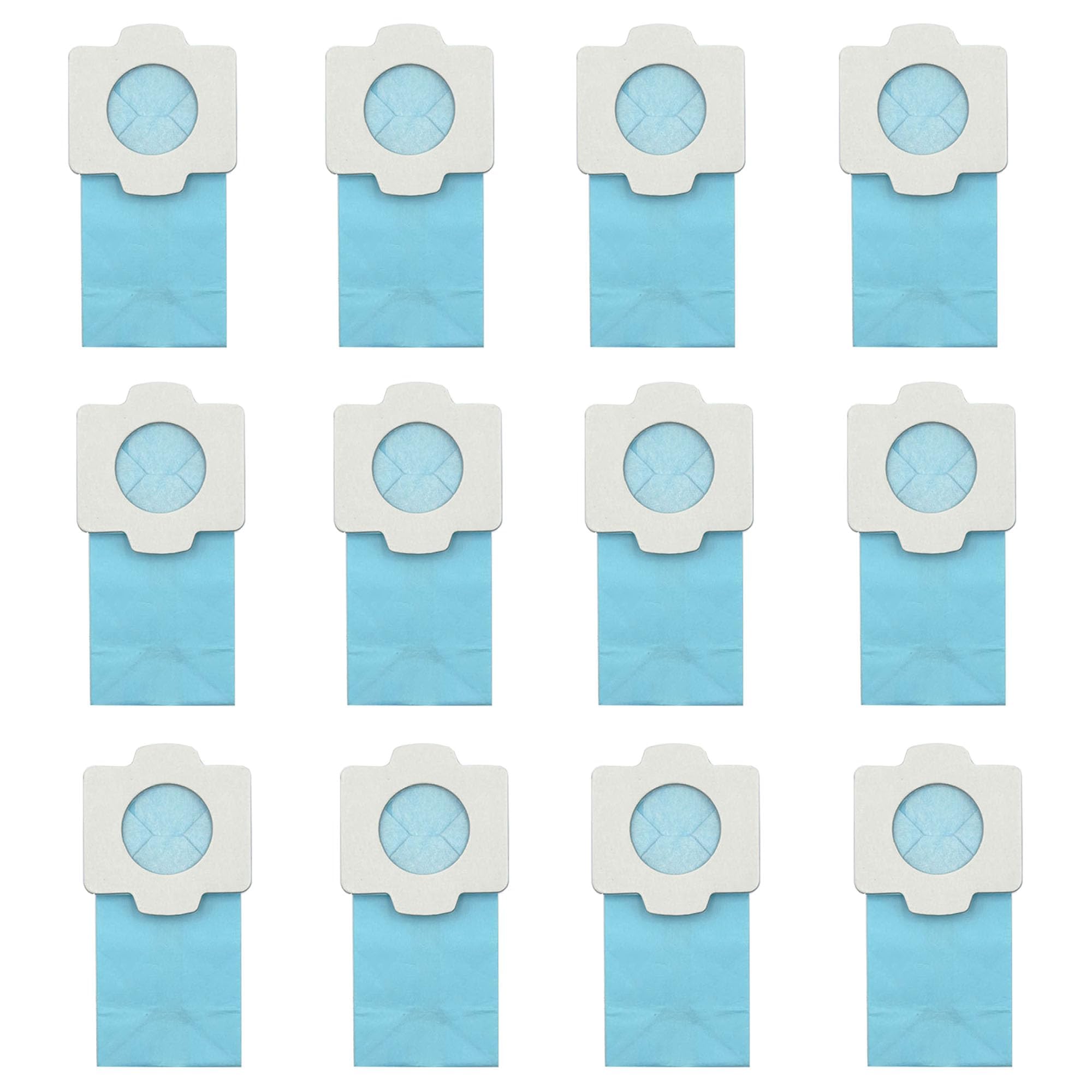12 x worek do odkurzacza, do Makita Werkzeug Gmbh filtr papierowy do Makita CL072D, CL102D, CL105D, CL107D, CL121D, CL142FD、CL182FD、CL184D, CL282FD、4093D、4073D、4072D、4072D、4076D (12 szt.) 2) 2)