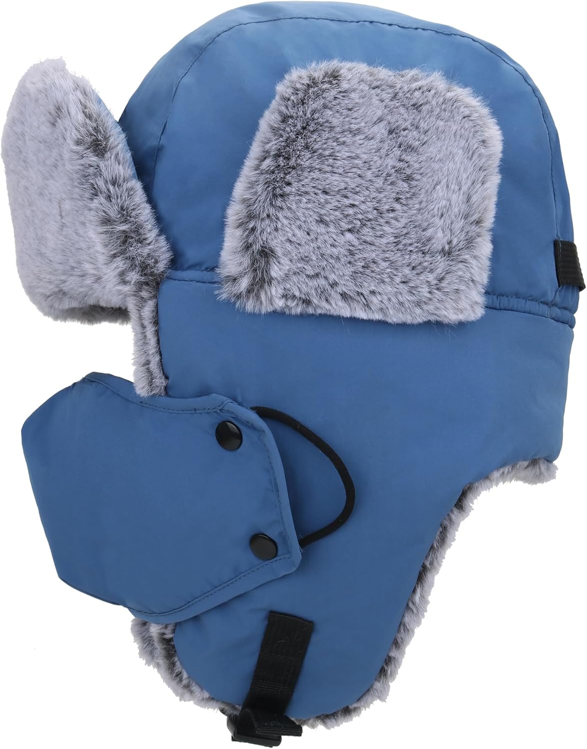 Trapper Hat Russian Ushanka Winter Hats for Men and Women，Windproof with Face Cover and Ear Flaps