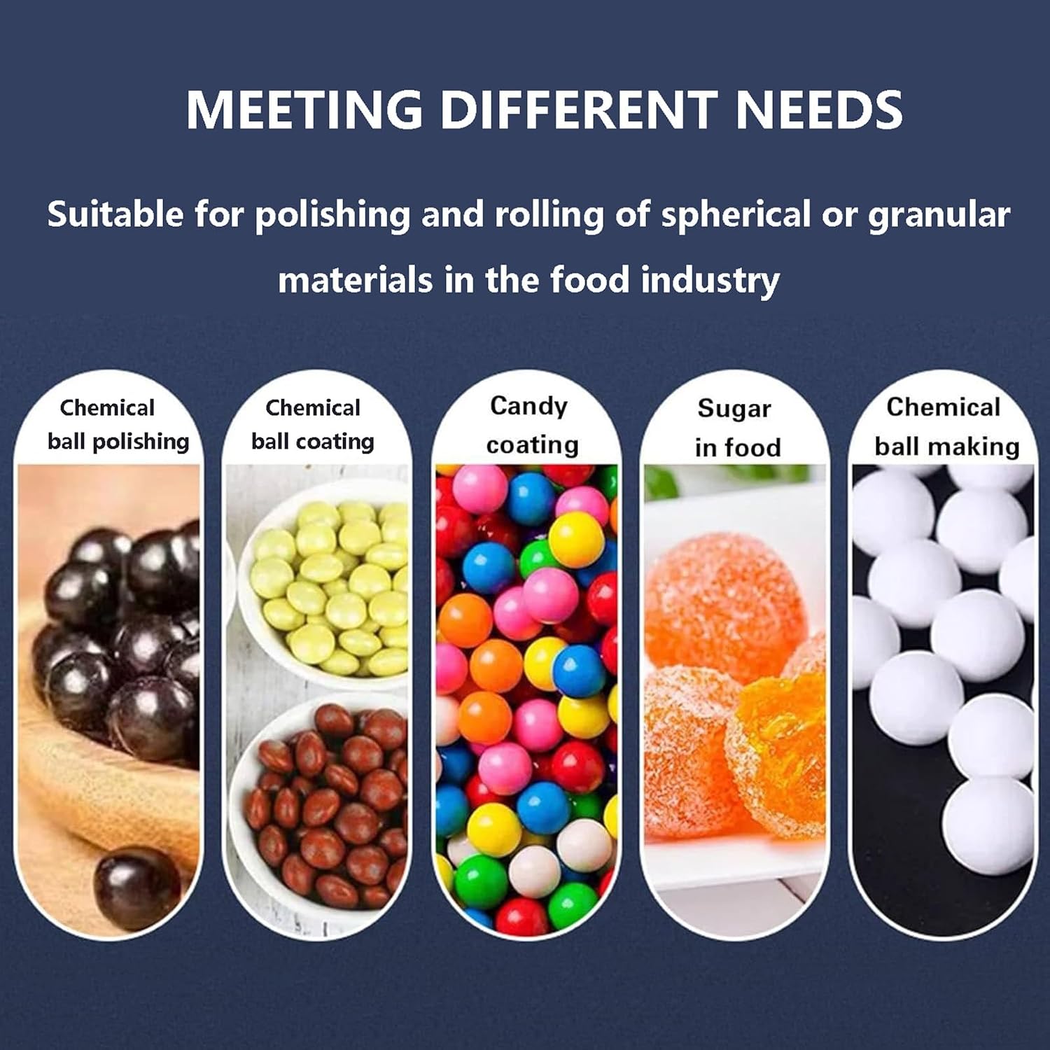 Electric Roller Sugar Coating Machine, Coating Machine For Sweet Ball Maker With Adjustable Speed, Stainless Steel Food Processor For Commercial And Home Use,Restaurants,Grocery Stores