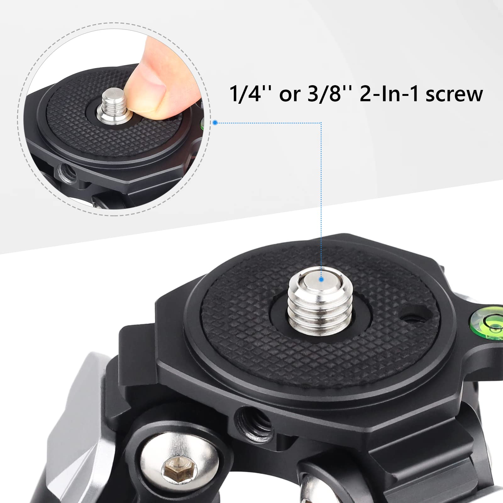 ARTCISE Carbon Fiber Tripod Camera Tripod Stand 44mm Ball Head W