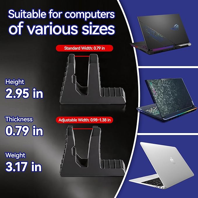 Soporte vertical para laptop Rayjee 2 unidades miniatura 5