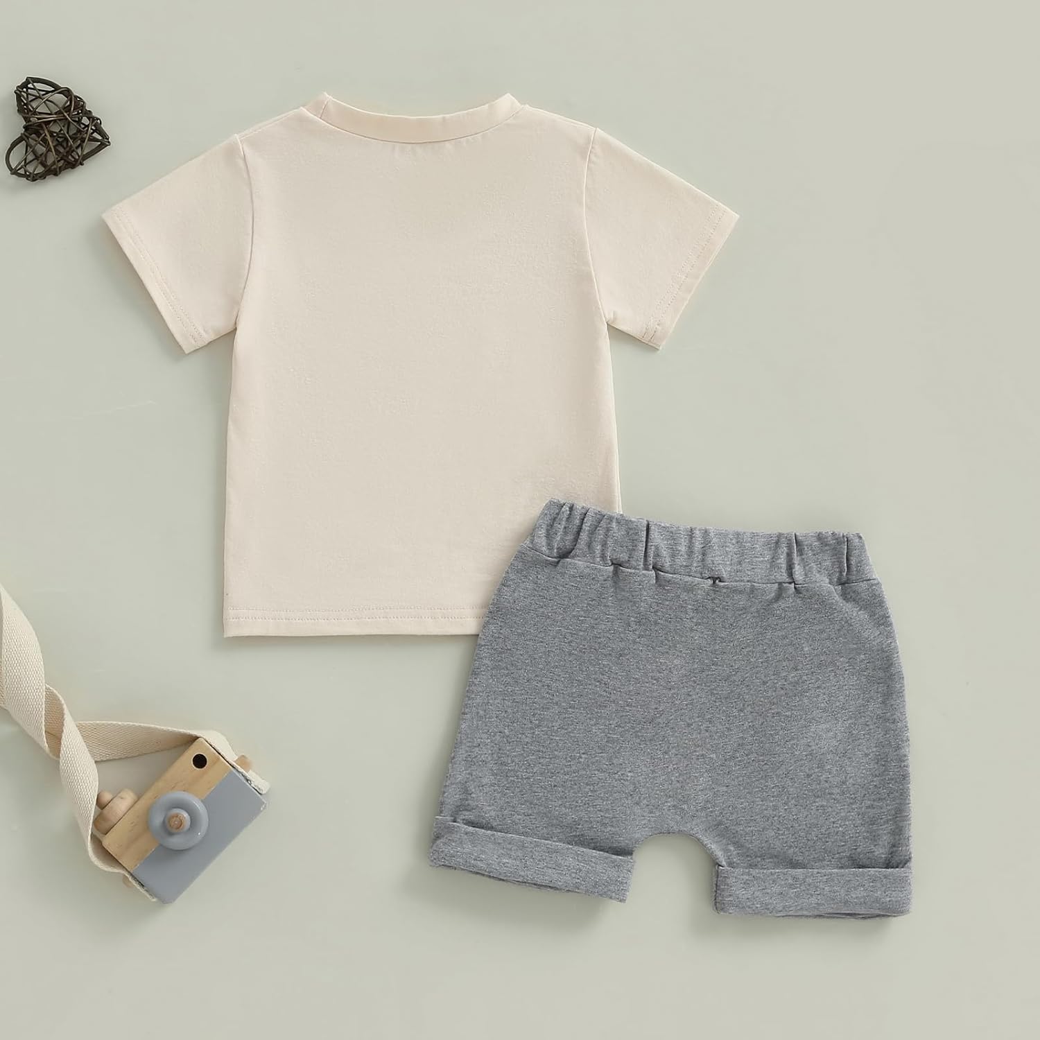 Fernvia Toddler Baby Boy Summer Clothes 6 12 18 24 Months 2T 3T 4T Short Sleeves Shirt Tops & Casual Shorts Outfit Set - Image 7