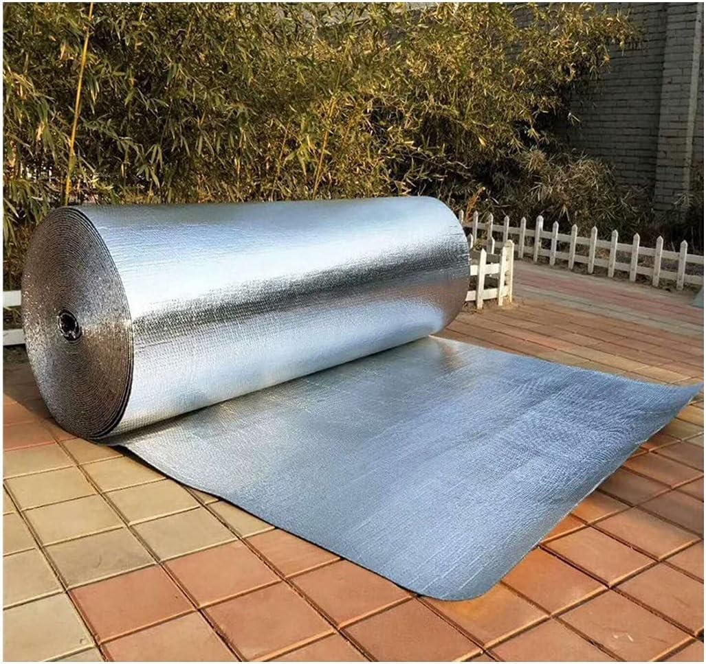 Insulation Foil Double Bubble for Walls Sheds Lofts Floors Garage Door Sheds Caravans Boats Greenhouses(20m)