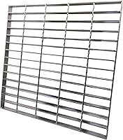 Vista 15 de Rejilla de drenaje de acero galvanizado con borde de 12 x 12 pulgadas, Clase B, 28100 libras, cubierta de canal de entrada de alta resistencia