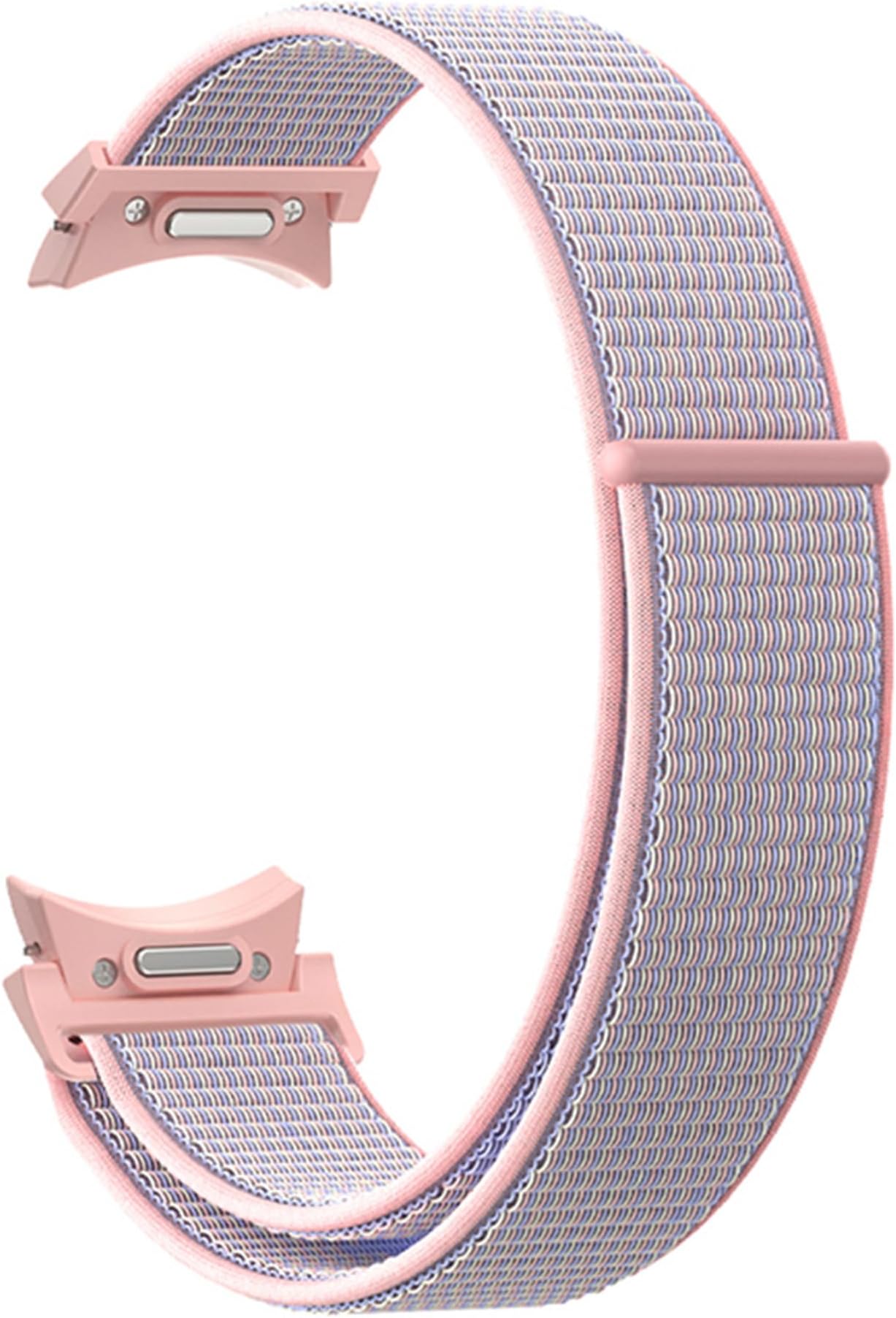 One Click No Gap Nylon Band Compatible with Samsung Galaxy Watch 7 FE 6 5 4 40mm 44mm/Galaxy Watch 6 Classic Band 47mm 43mm/Watch 5 Pro 45mm/4 Classic 42mm 46mm, Breathable Sport Loop Strap Women Men