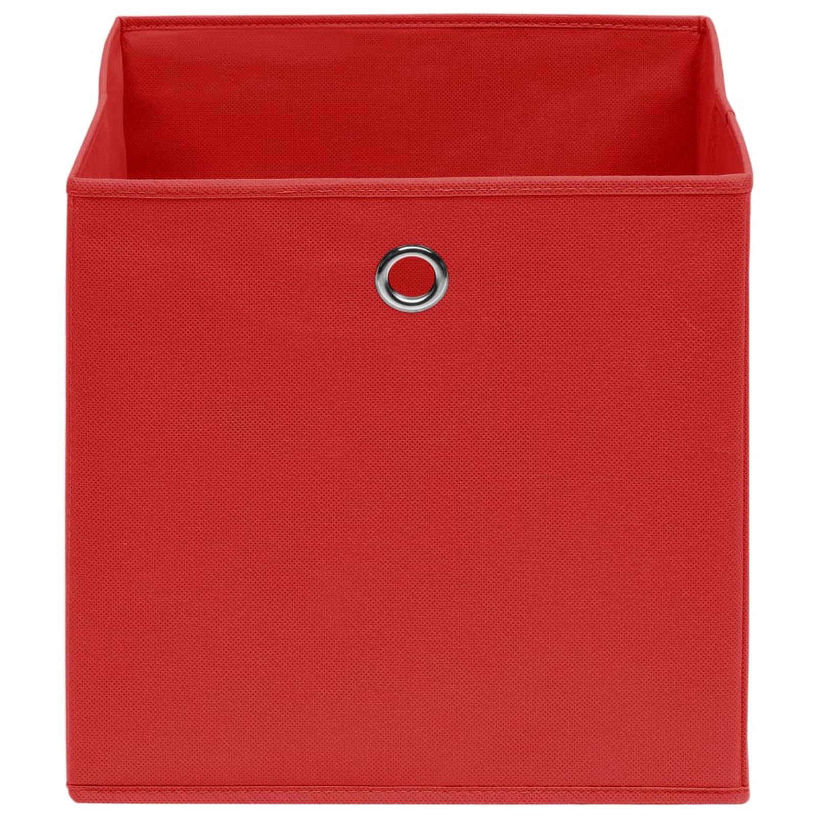 Aufbewahrungsboxen 10 STK Spielzeugkiste, Aufbewahrungskiste, Kleideraufbewahrung, Kleideraufbewahrung & Organisation, Vliesstoff 28x28x28 cm Rot