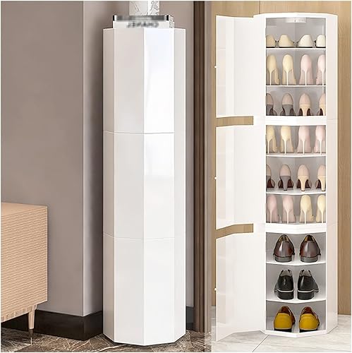 Zapato redondo giratorio de 360, almacenamiento de zapatos independiente, zapatero moderno, estante giratorio de 360, para el hogar, armario,