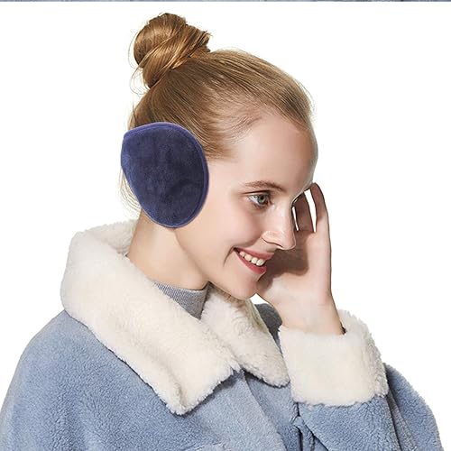 Miniatura 3 de Calentadores de oídos, 2 piezas para hombres y mujeres, orejeras clásicas de forro polar cálido para invierno