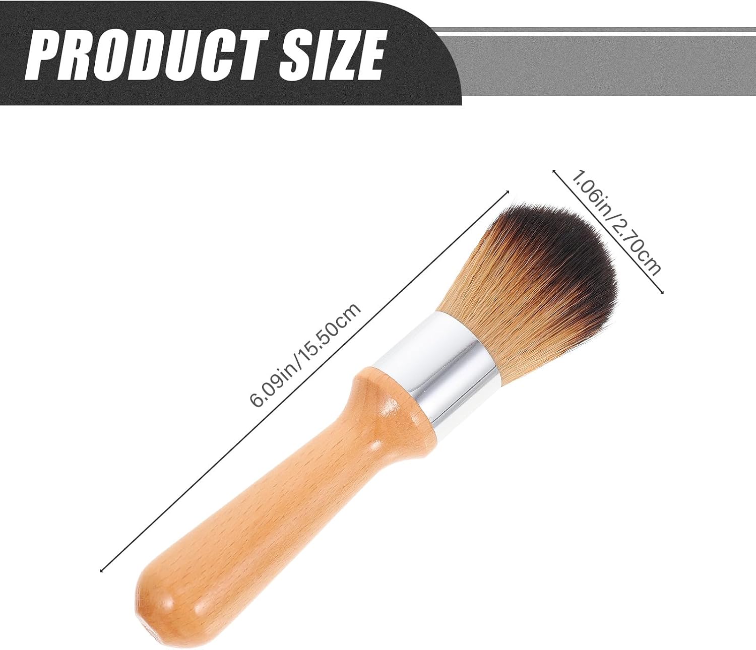 Toyvian Wooden Dust Brush, Non-Scratch Cleaning Brush with Extra Soft Bristles for Piano Musical Instruments Antiques Collectibles for Keyboard Desk Home Workshop