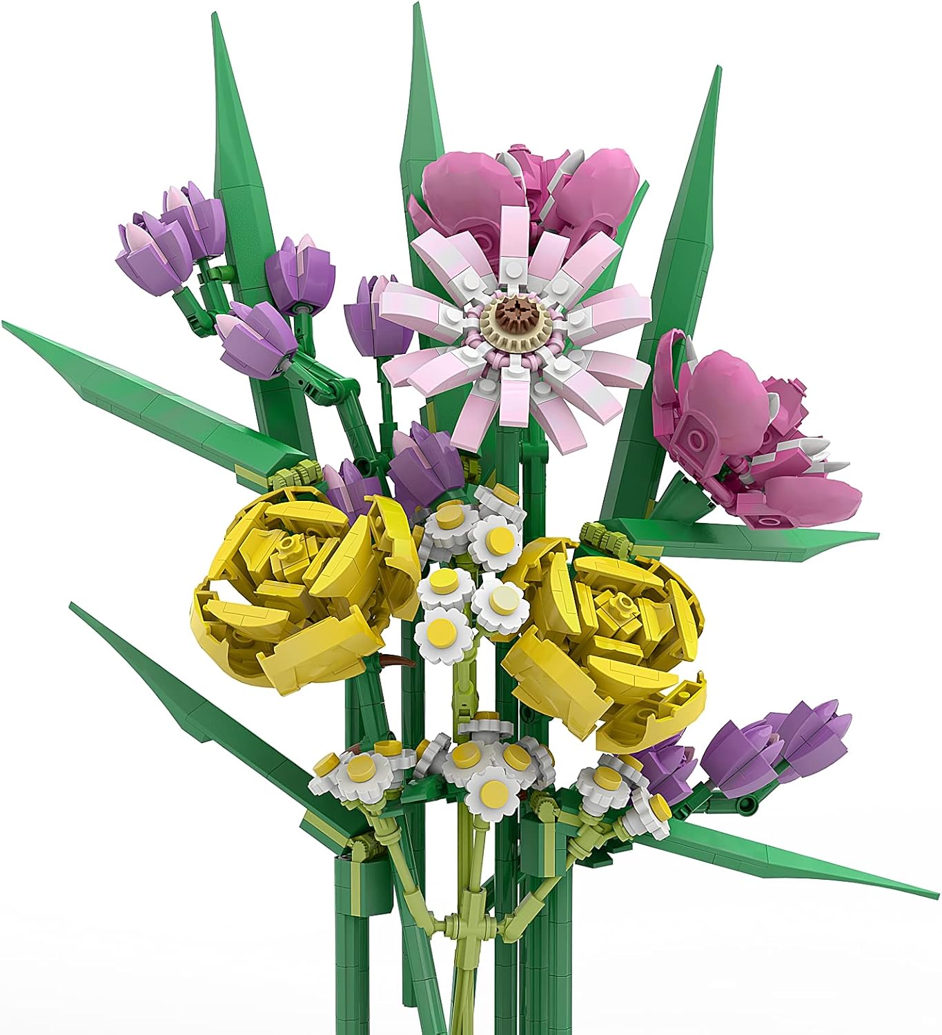 Buy Tenhorses Flower Bouquet Building Blocks Kits Creative Flower Bouquet Building Display Set 2021 New Unique Bouquet Building Bricks Gift For Adults 1040 Pieces Online In Indonesia B097qvb5xc