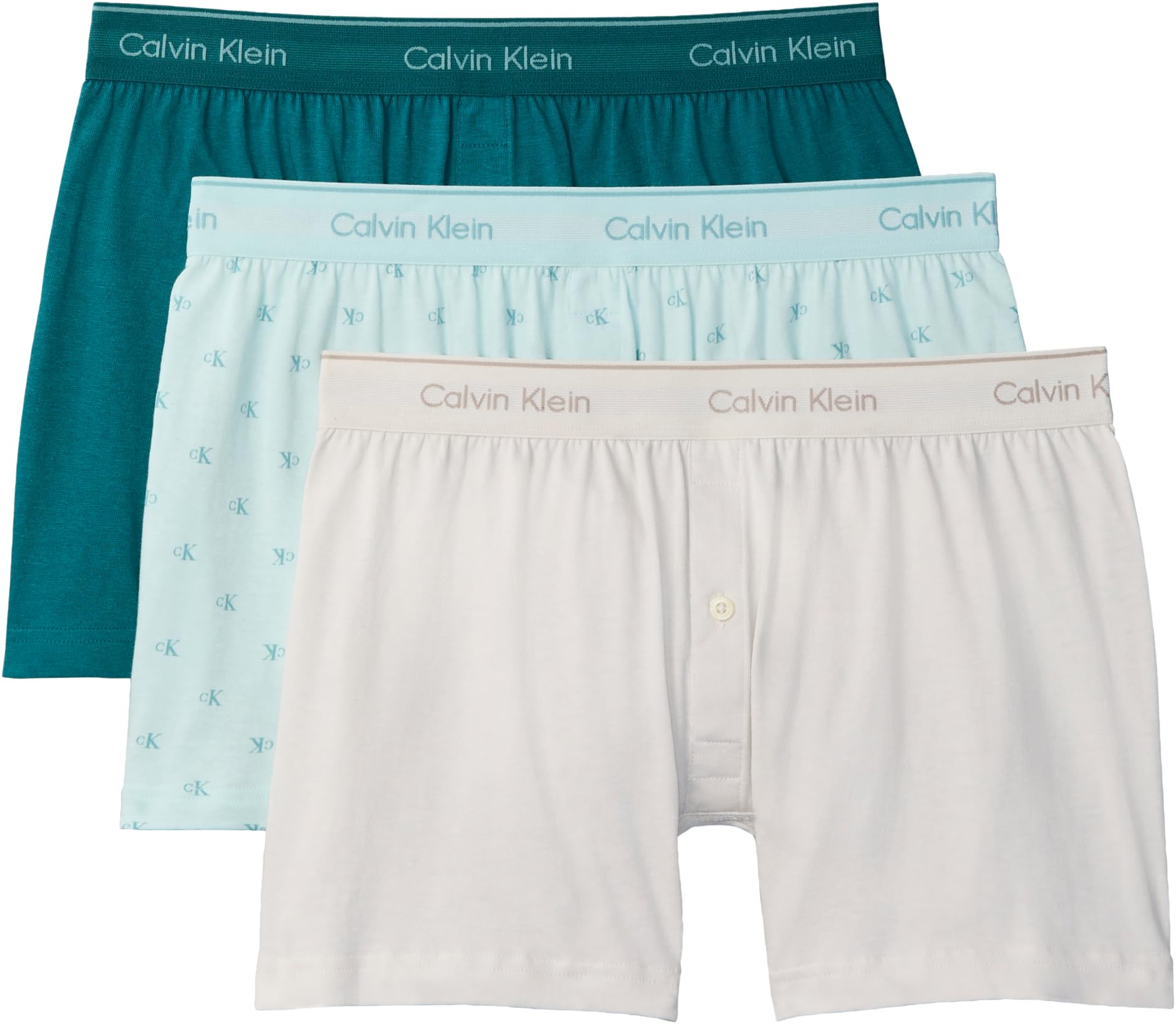 Calvin Klein Herren 3er Pack Boxershorts Trad aus Baumwolle