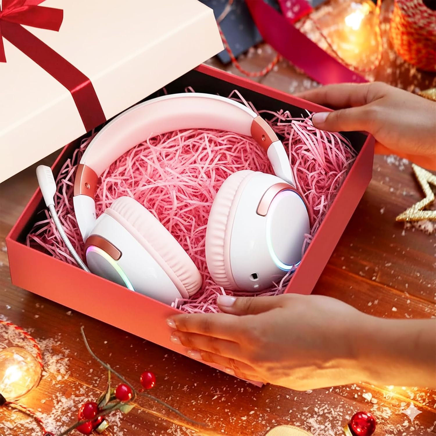 Eerbaier Gift Boxes with Lids for Presents, Set of 4 Gift Boxes for Presents, Luxury Gift Wrap Boxes, Decorative Present Boxes for All Gift Giving Occasions