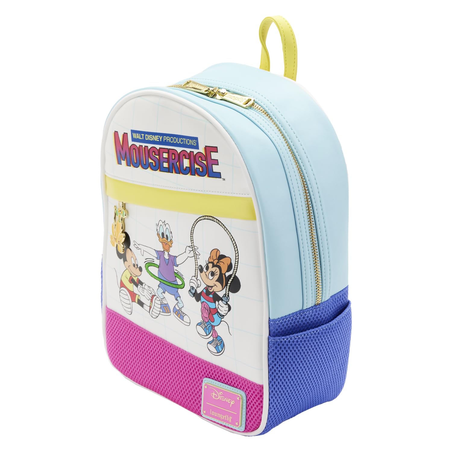 Loungefly Disney Mickey & Friends Mousercise Mini Backpack Loungefly Mickey and Friends Tiki Mini Backpack - Etsy main image 3