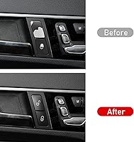 Vista 2 de Jaronx Compatible con interruptor de bloqueo de puerta Mercedes Benz, botón de desbloqueo para B W246, Clase C W204, Clase E W212, ML W166, CLA