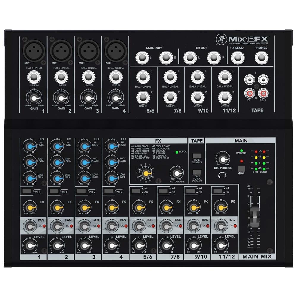Amazon.com: Mackie Mix12FX Mixer : Musical Instruments