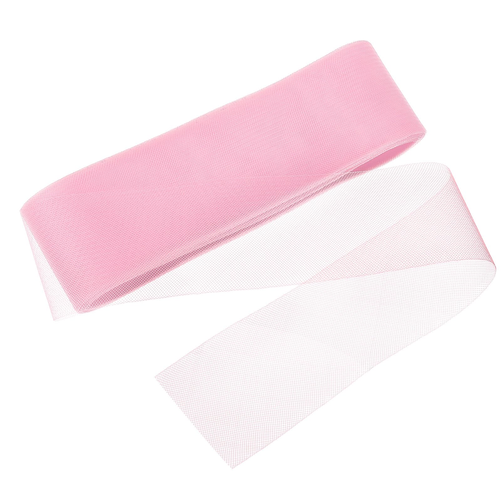 Crin de cheval rigide rose clair premium pour robe de danse