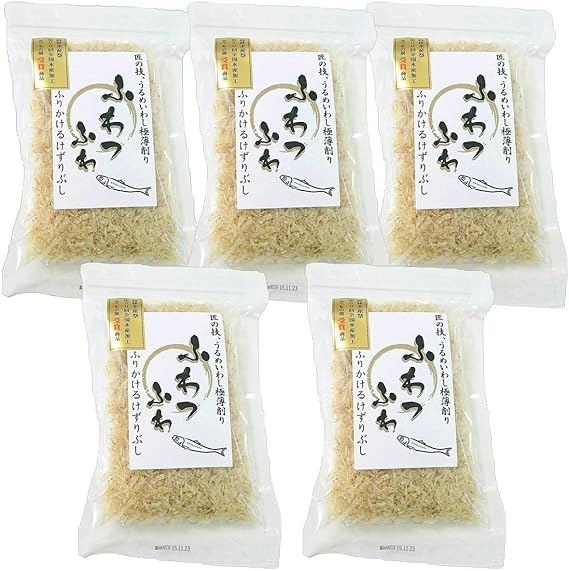 Amazon ふわっふわ 国産いわしの極薄削り節 無添加 25g 5個セット 味の海翁堂 削り節 鰹節 通販